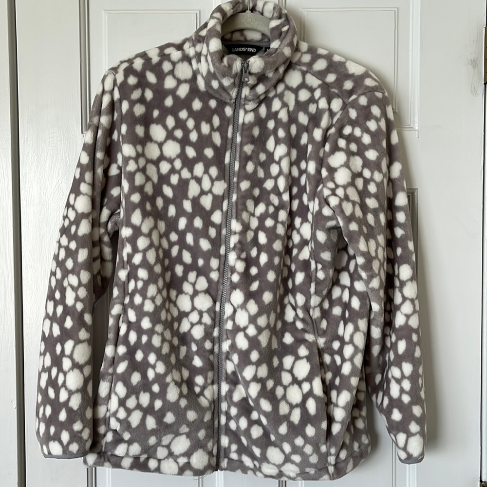 Lands End zip up jacket